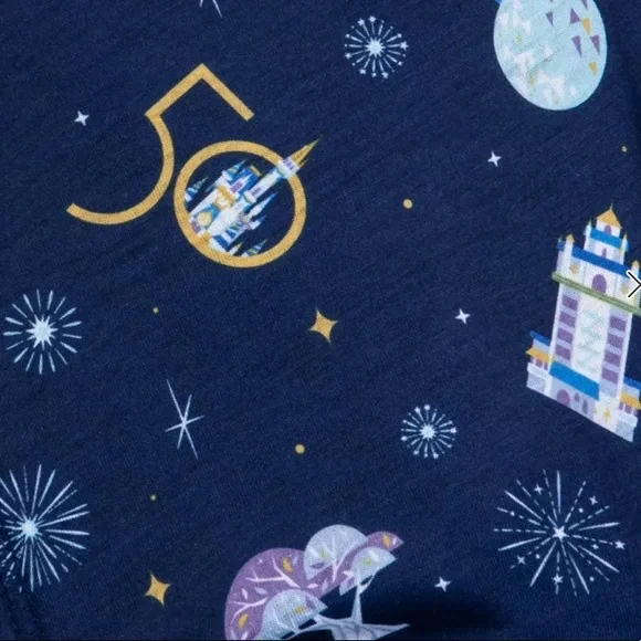 COPY - Disney 50th Anniversary Zip Up Hoodie Sweatshirt Jacket - Picture 3 of 11